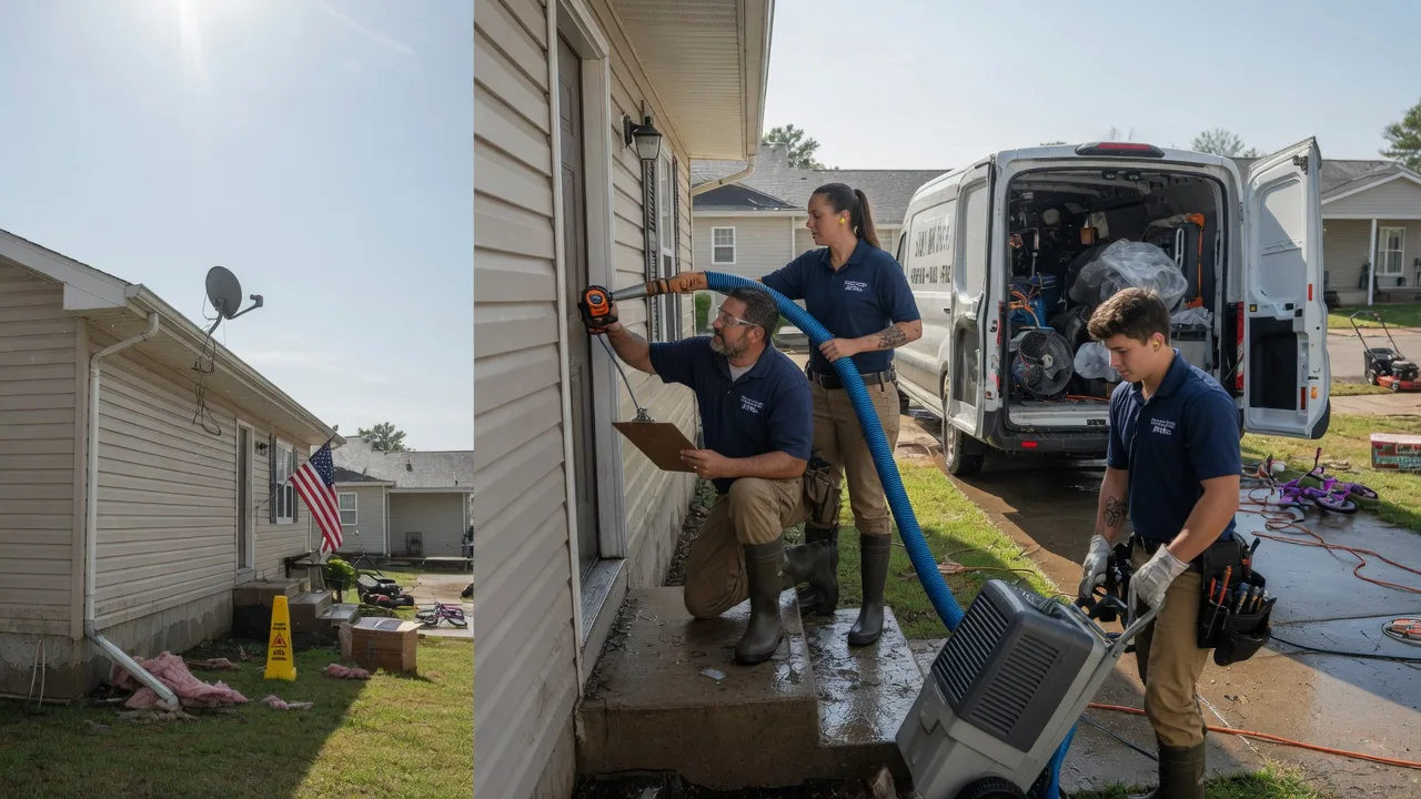 Ceiling Water Damage Restoration in Faucett, MO near me
